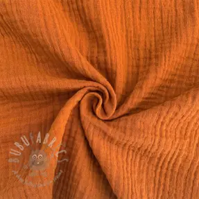 Dubbelgasväv/muslin brique