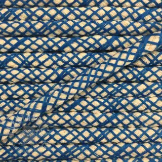 Bomullssnöre 1 cm blue