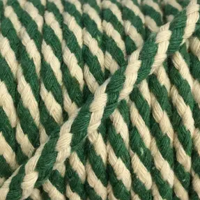Bavlnená šnúra 5 mm green ecru