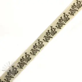 Bomullsband Ornament birds