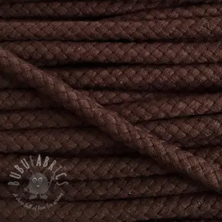 Bomullssnöre 8 mm choco
