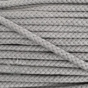 Bomullssnöre 8 mm light grey