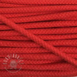Bomullssnöre 8 mm red
