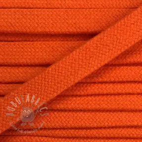 Bomullssnöre platt 13 mm orange