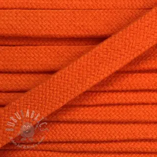 Bomullssnöre platt 13 mm orange