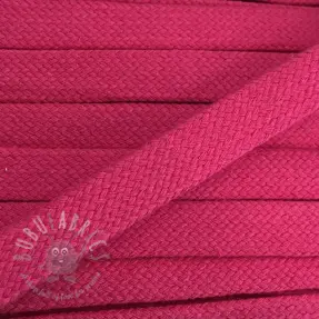 Bomullssnöre platt 15 mm fuchsia