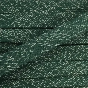 Bavlnená šnúra plochá 15 mm melange green