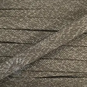 Bomullssnöre platt 15 mm melange sand
