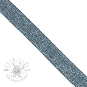 Kantelastik glitter 20 mm dark blue