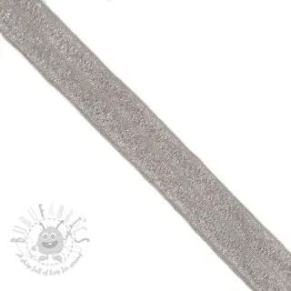 Kantelastik glitter 20 mm grey