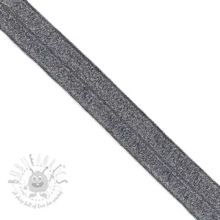 Kantelastik glitter 20 mm marine