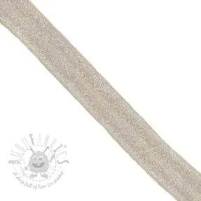 Kantelastik glitter 20 mm sand