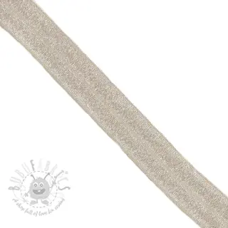 Kantelastik glitter 20 mm sand