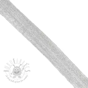Kantelastik glitter 20 mm white
