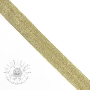 Kantelastik glitter 20 mm yellow