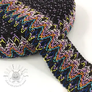 Slätt resårband 5 cm Ibiza brown