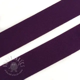 Kantelastik matt 20 mm mörklila