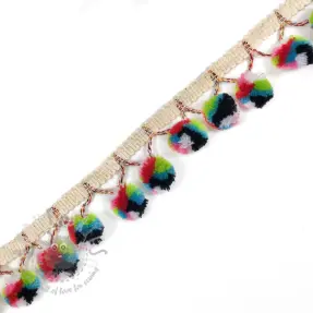 Pompongband AFRICA lime aqua
