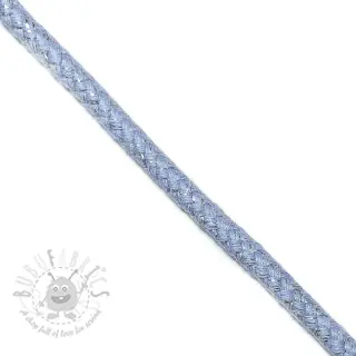 Lurexsnöre 10 mm light blue