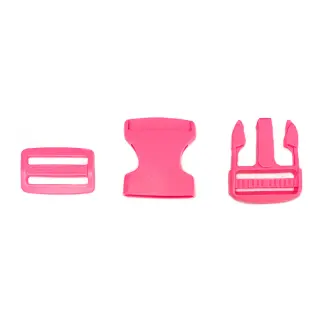 Ľadvinová spona 38 mm light fuchsia