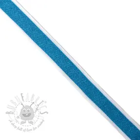 Snoddband lemovací lampas LUREX aqua