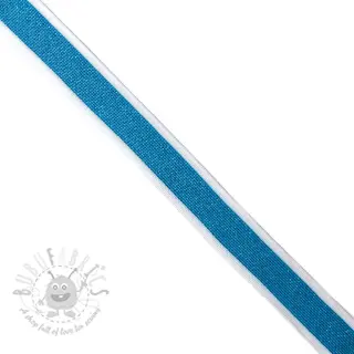 Snoddband lemovací lampas LUREX aqua