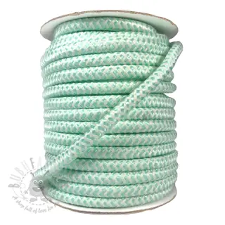 Polyestersnöre flätad ZIG ZAG light mint