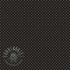 Bomullstyg Petit dots black