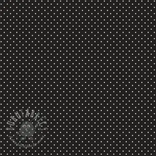Bomullstyg Petit dots black