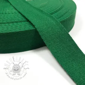 Gjordband bomull 4 cm grass green