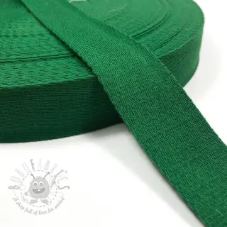 Gjordband bomull 4 cm grass green