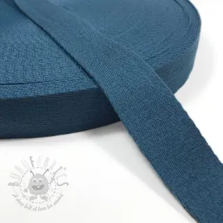 Gjordband bomull 4 cm jeans