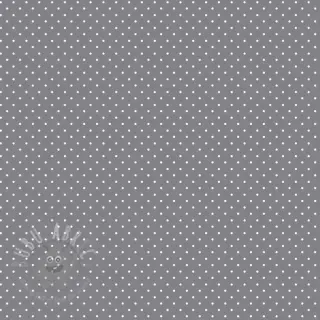 Bomullstyg Petit dots grey