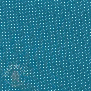 Bomullstyg Petit dots indigo
