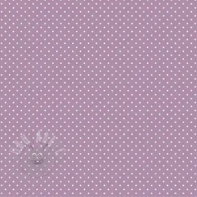 Bomullstyg Petit dots lilac