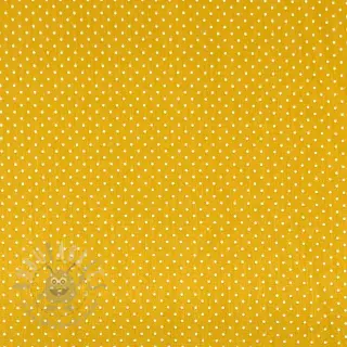 Bomullstyg Petit dots ochre
