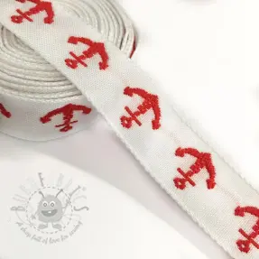 Band Anchor white/red