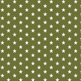 Bavlnená látka Petit stars green