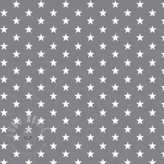 Bomullstyg Petit stars grey