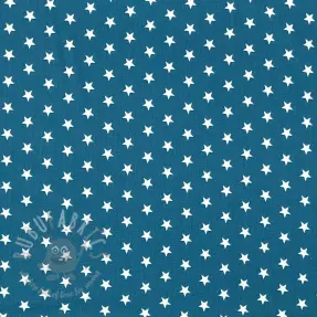 Bomullstyg Petit stars indigo
