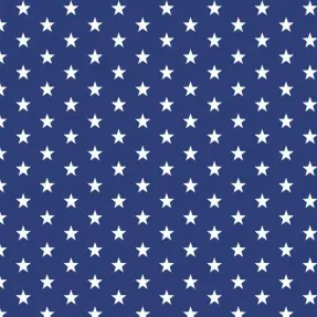 Bavlnená látka Petit stars cobalt