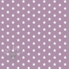 Bomullstyg Petit stars lilac