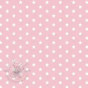 Bomullstyg Petit stars rose