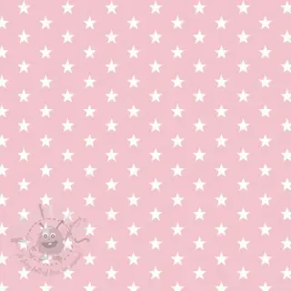 Bomullstyg Petit stars rose