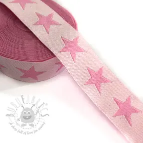 Band Stars light pink/pink