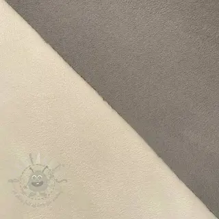 Konstläder mocka ALASKA ecru/taupe