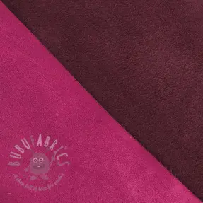 Konstläder mocka ALASKA fuchsia/amethyste