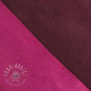 Konstläder mocka ALASKA fuchsia/amethyste
