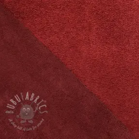 Konstläder mocka ALASKA griotte/bordeaux