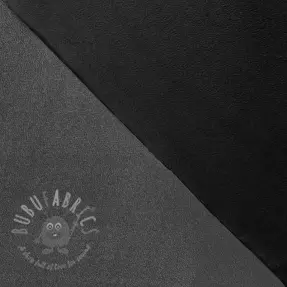 Konstläder mocka ALASKA noir/acier